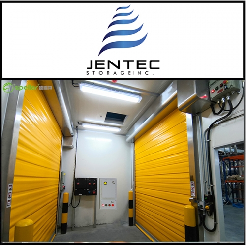 Jentec Storage安装拉链保温快速门