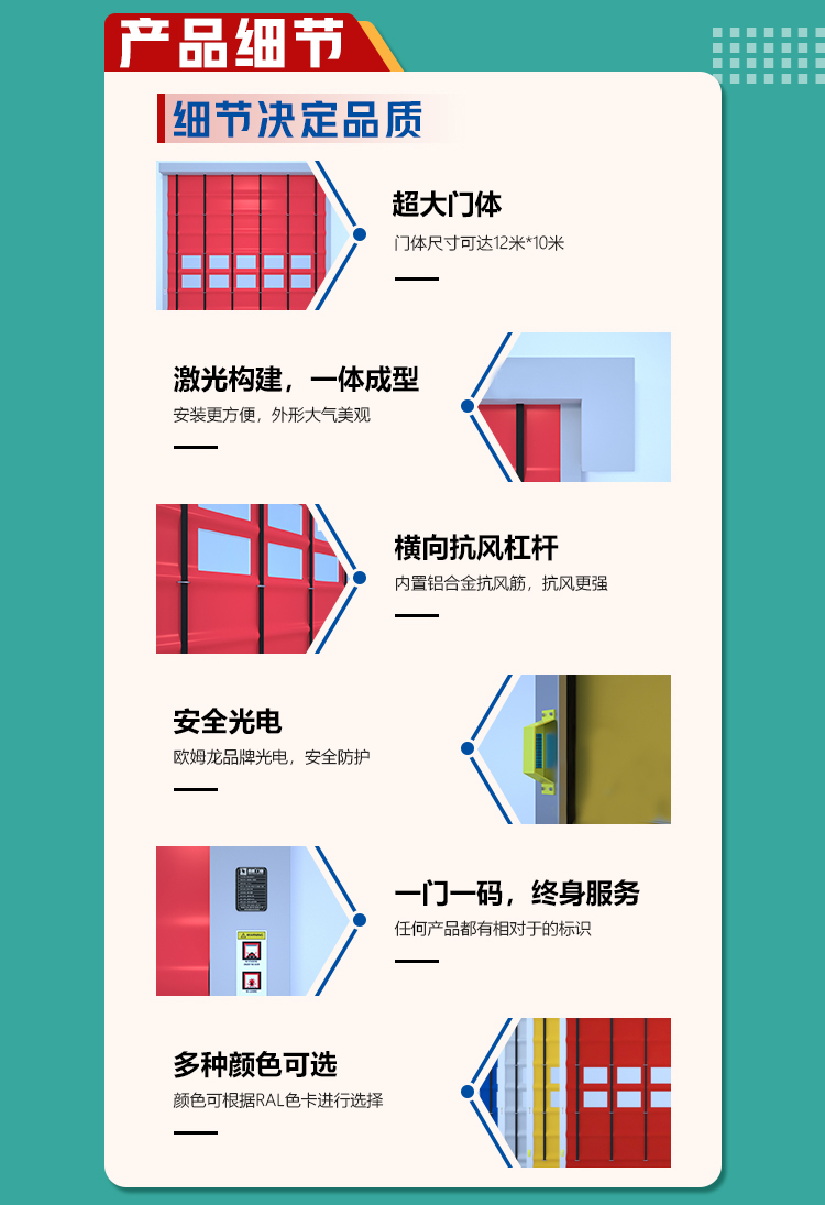 堆积快速门产品细节